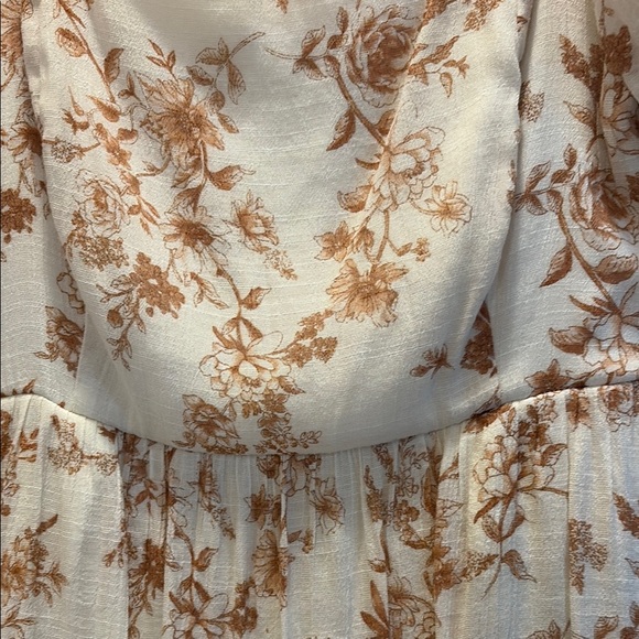 Floral Puff Sleeve Dress - Picture 4 of 5